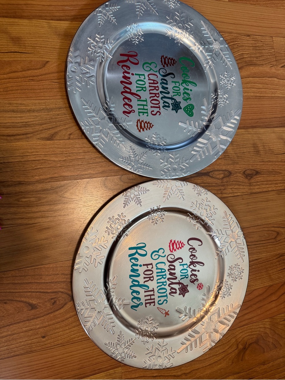 Santa plates